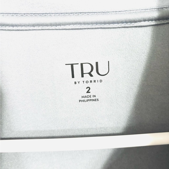 Torrid Blue Quarter-Zip Pullover - Picture 4 of 5